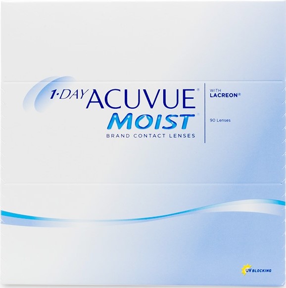 1-DAY ACUVUE MOIST (90Pk)