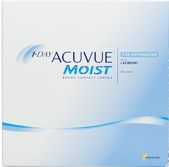 1-DAY ACUVUE MOIST for ASTIGMATISM (90Pk)